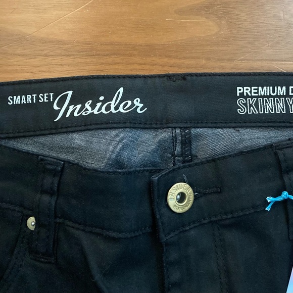 ๐๏ธ 2/$20 ๐๏ธ Vintage SmartSet black skinny jeans (31) - Picture 3 of 5